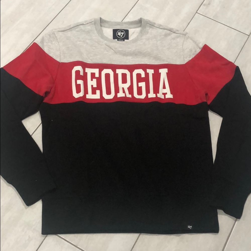 Georgia Bulldogs Colorblock Sweatshirt